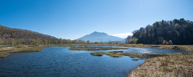 逆さ燧ケ岳のポイントにて