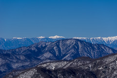 塩見岳の手前に御正体山＠塔ノ岳