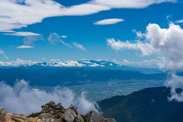 八ヶ岳連峰@常念岳