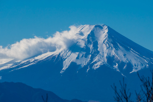 富士山は荒れている@権現山
