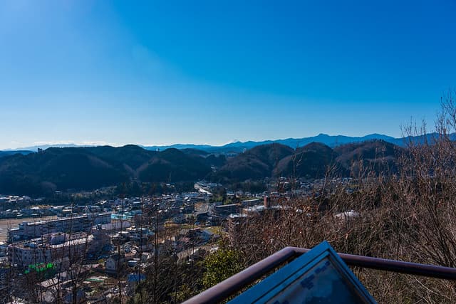 丹沢と富士山、奥多摩が良く見える@天覧山