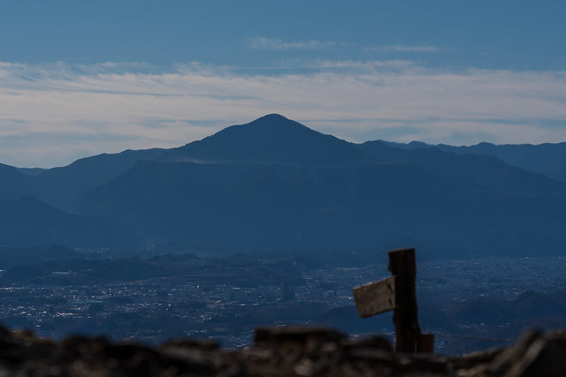 秩父盆地と武甲山