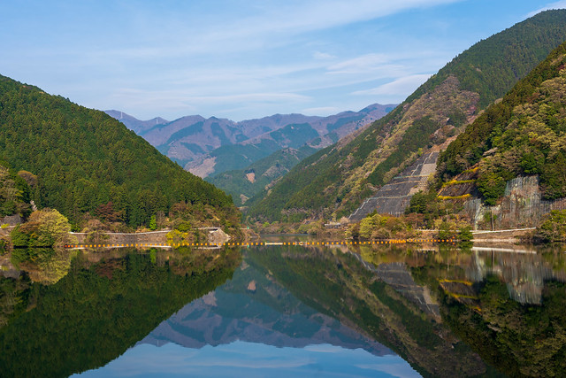 湖面が綺麗