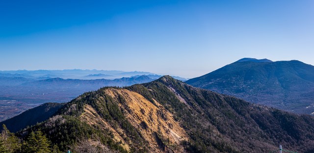 浅間山と水ノ塔山@東篭ノ登山