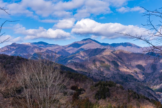 白谷ノ丸、黒岳、雁ヶ腹摺山、姥子山@三ノ丸・見晴台