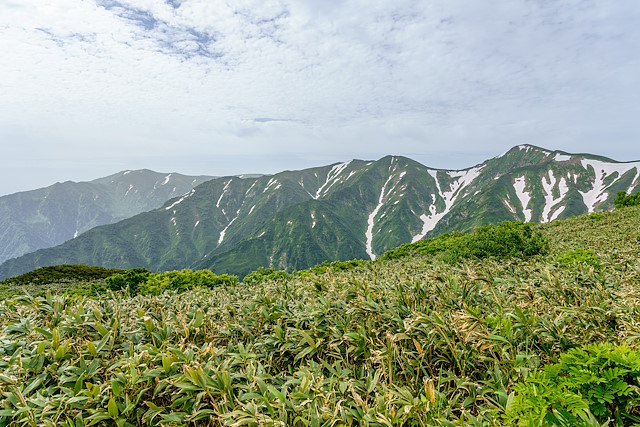 飯豊山〜北股岳@梶川峰