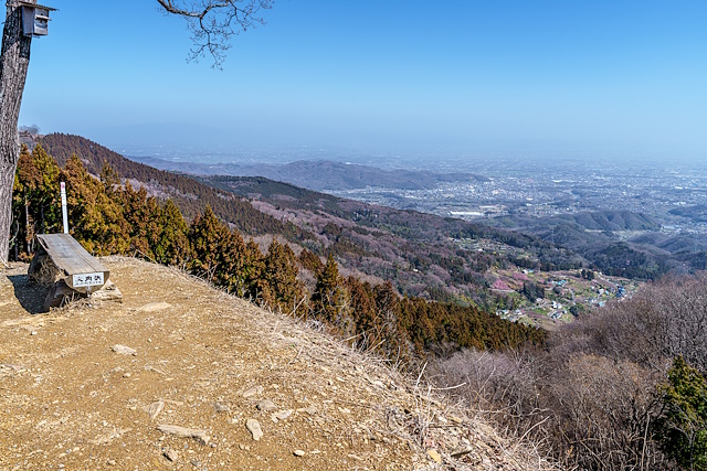 皇鈴山の展望ポイントより