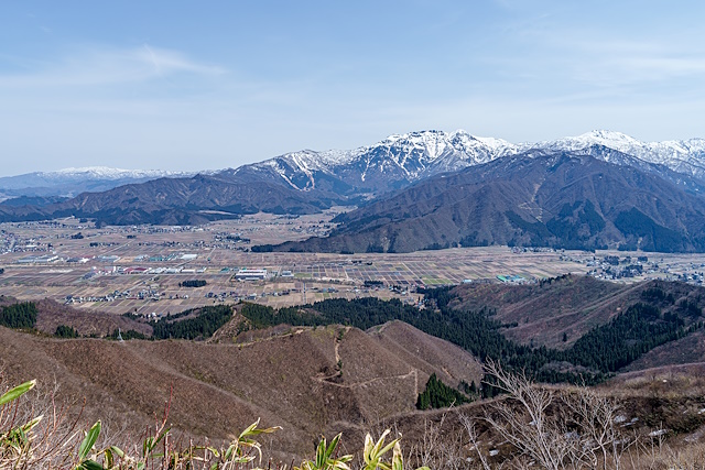 守門岳、八海山、中ノ岳