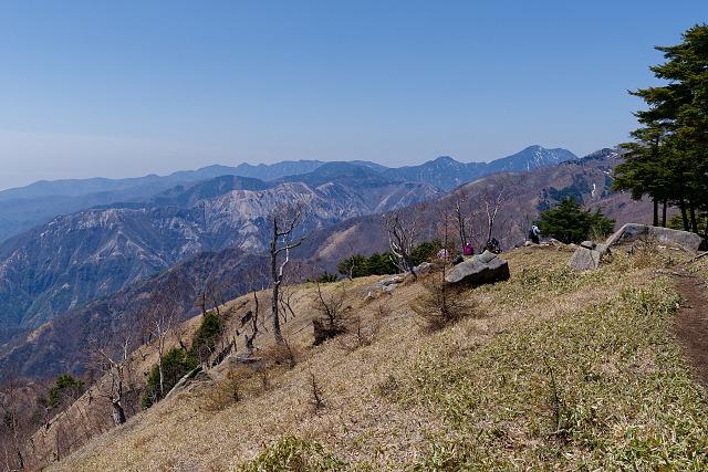 社山西側の好展望地