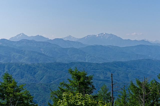 南アルプス(甲斐駒・北岳・仙丈ヶ岳など)@西峰(守屋山)