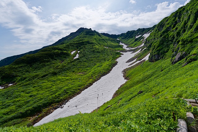 千蛇谷より新山へ向かう