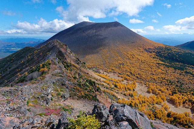 仙人岳から眺める浅間山