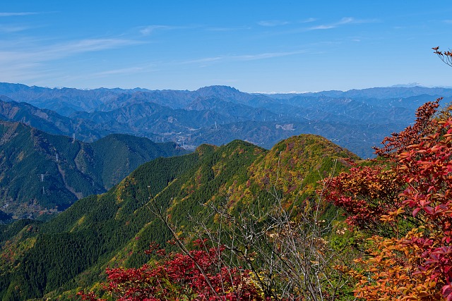 両神山・浅間山＠雨乞岩