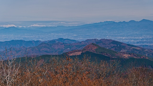 谷川連峰・赤城山・外秩父の山々＠丸山