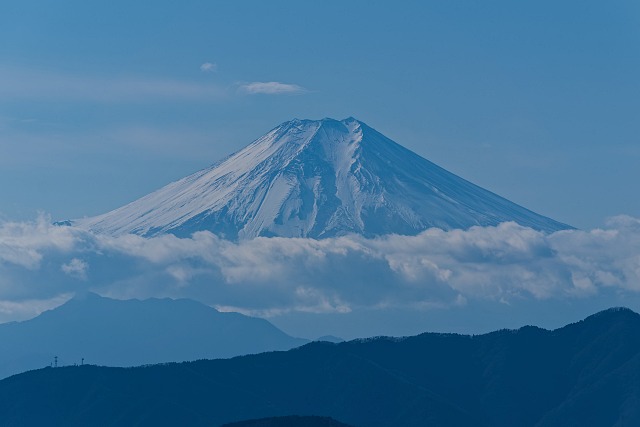 富士山を仰ぐ＠大岳山
