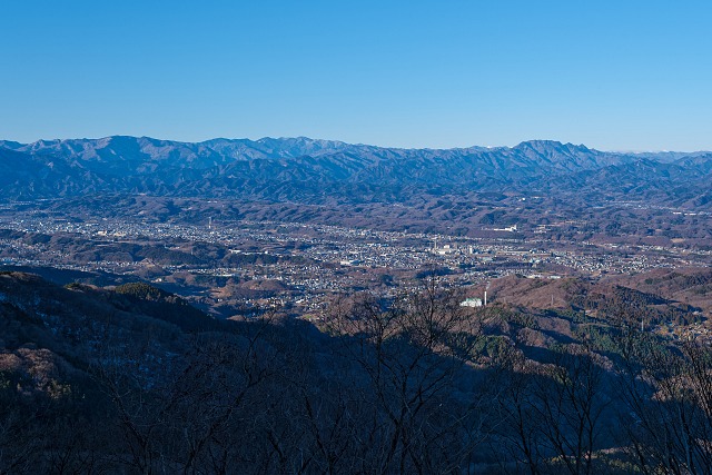 秩父の街と山々＠大霧山