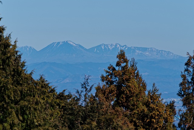 男体山と女峰山＠関八州見晴台
