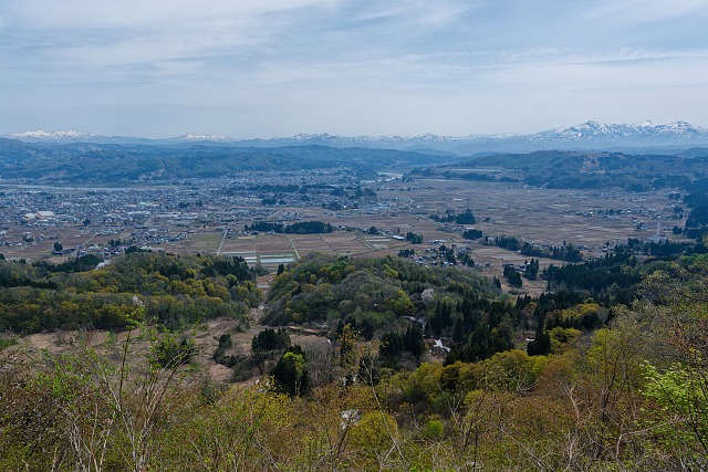 守門岳、浅草岳、越後三山＠丸山