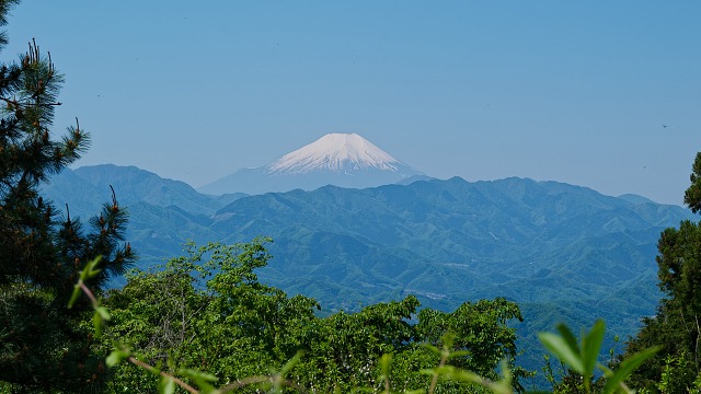 小仏城山から仰ぐ富士山