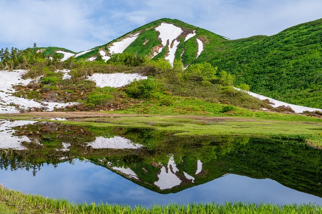 天狗の庭より火打山を展望