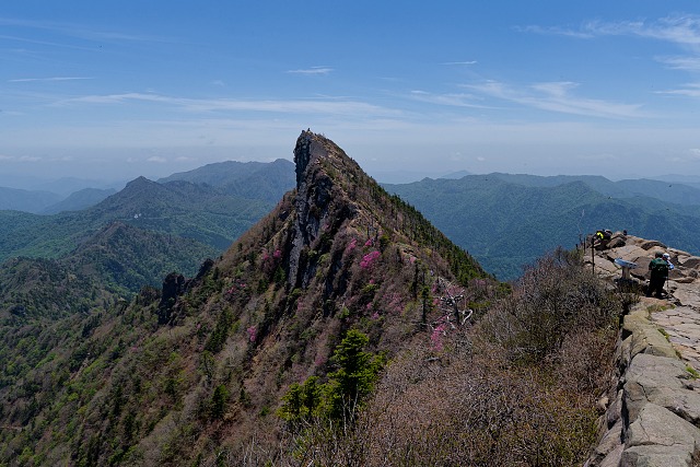 石鎚山最高峰の天狗岳
