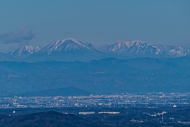 スカリ山から眺める日光連山
