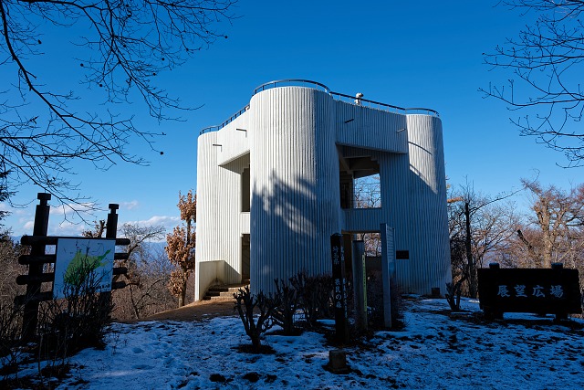 丸山山頂の展望台